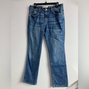 Levi’s 505 Straight Leg Faded Blue Women’s Denim Jeans, 34 x 30